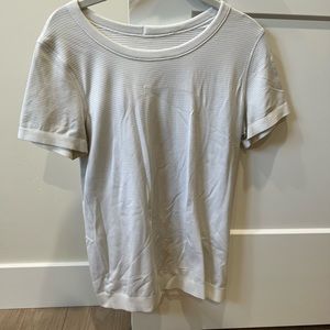 White Lululemon Swiftly Tech Tee